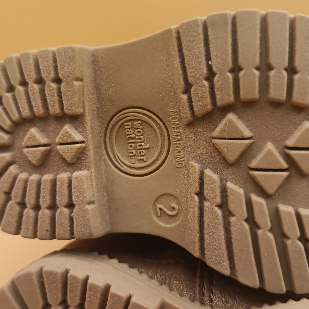 Wonder Nation Tan Owl Kids Boots - Picture 7 of 8